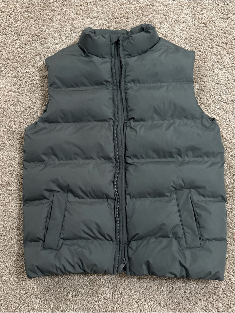 Mango boys green Quilted Puffer Vest